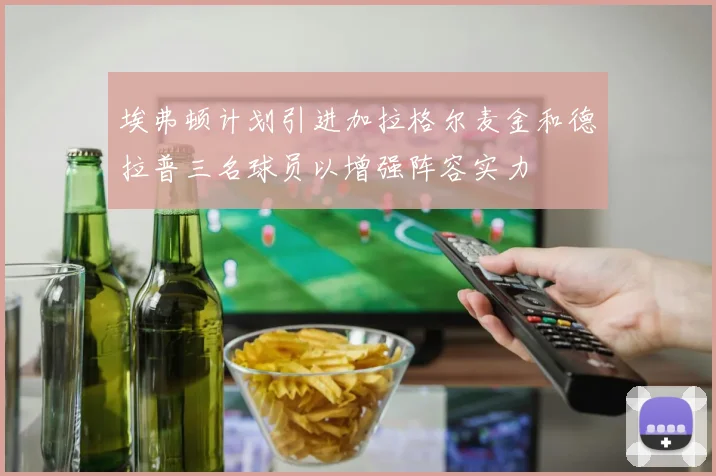 埃弗顿计划引进加拉格尔麦金和德拉普三名球员以增强阵容实力
